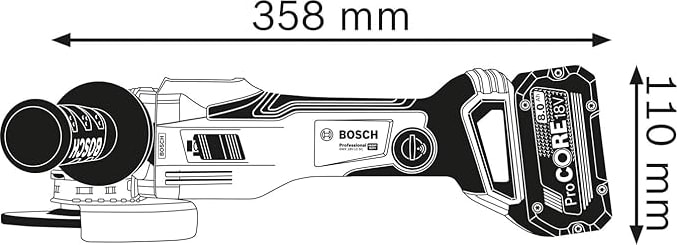 BOSCH GWX 18V-15 SC Professional Solo (Akü ve Şarj Cihazı Dahil Değil)- 06019H6500