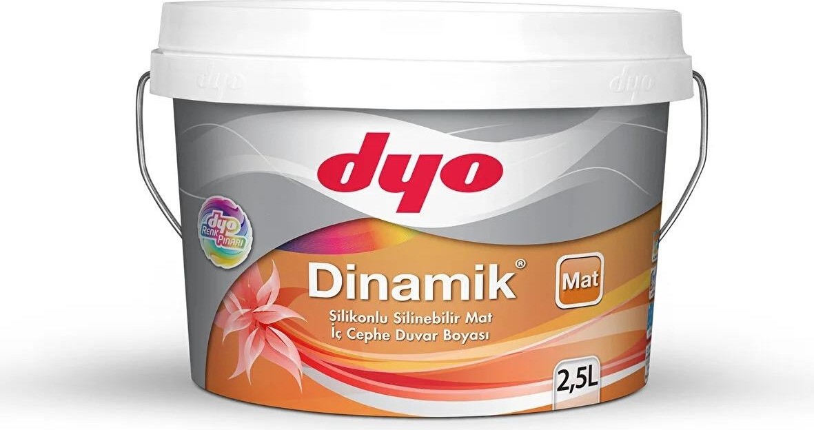2,5lt Dinamik Mat Silikonlu Silinebilir Iç Cephe Duvar Boyası (0748)