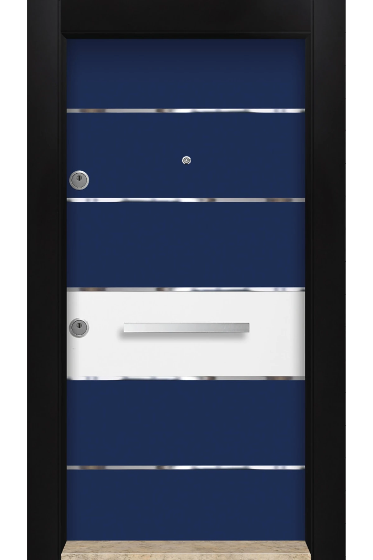 Dış Iklim Kapısı, Yağmura Güneşe Dayanıklı Çelik Kapı, Mn-6037 Sağ