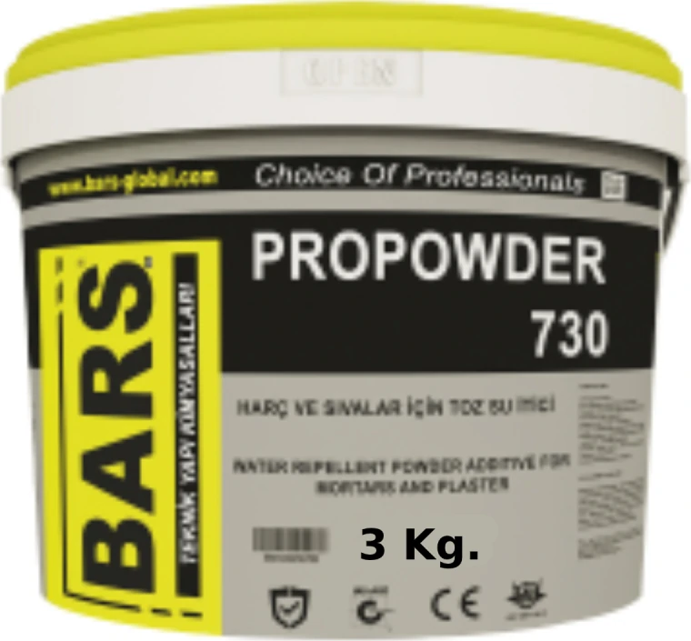 Harç & Sıva Için Toz Su Itici 3 Kg.