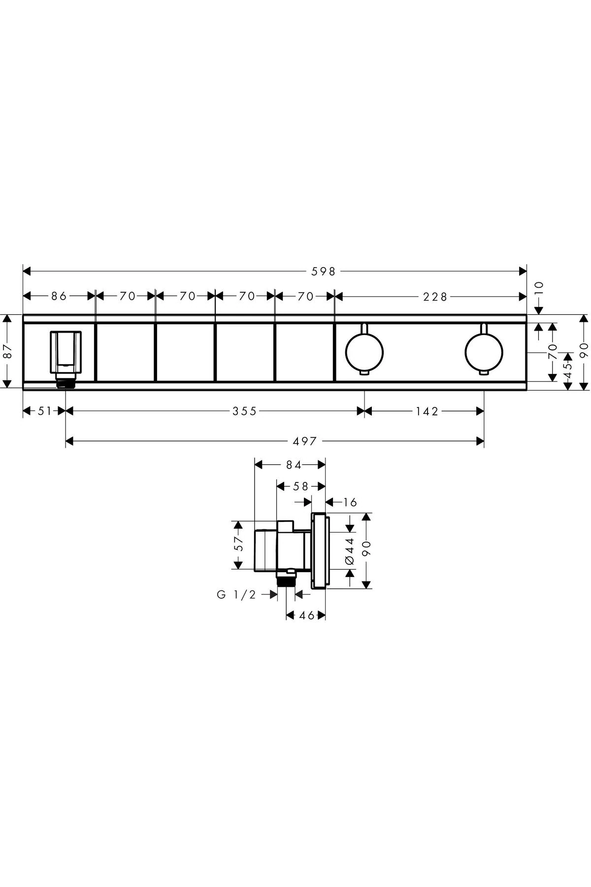 RainSelect Dış Set Ank. 4 Çıkış İçin - 15357000
