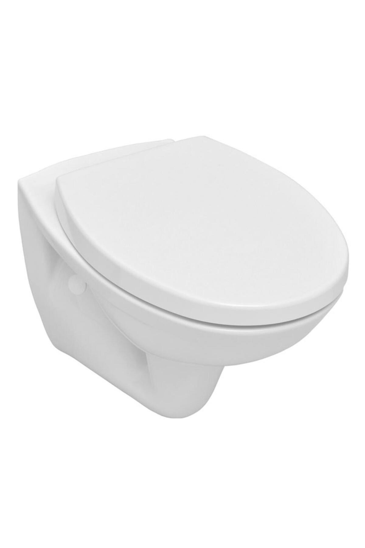 Serel Basic Asma Klozet+Serel Gediz Duroplast Metal Menteşeli Klozet Kapağı