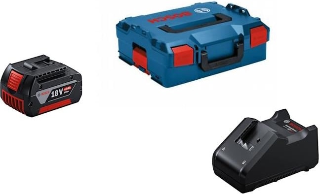 BOSCH Gba 18V 1X4AH + Gal 18V-40 + L-Box