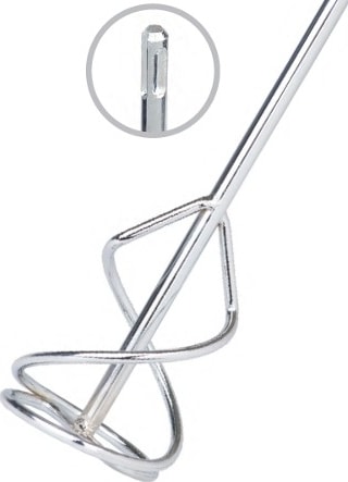Sds Boya Karıştırıcı 100Mm Yuvarlak Sarım