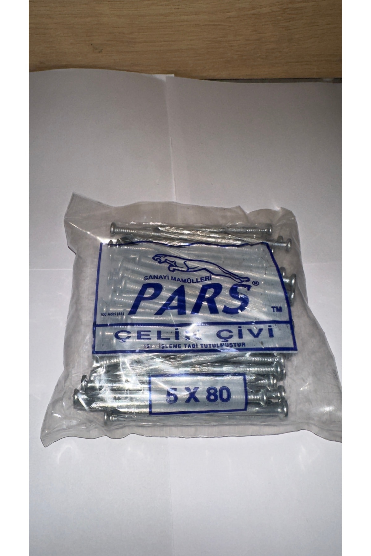 Beton Çivisi Çelik Çivi 5*80 Kanallı 8’lik (500 ADET) 5 Paket