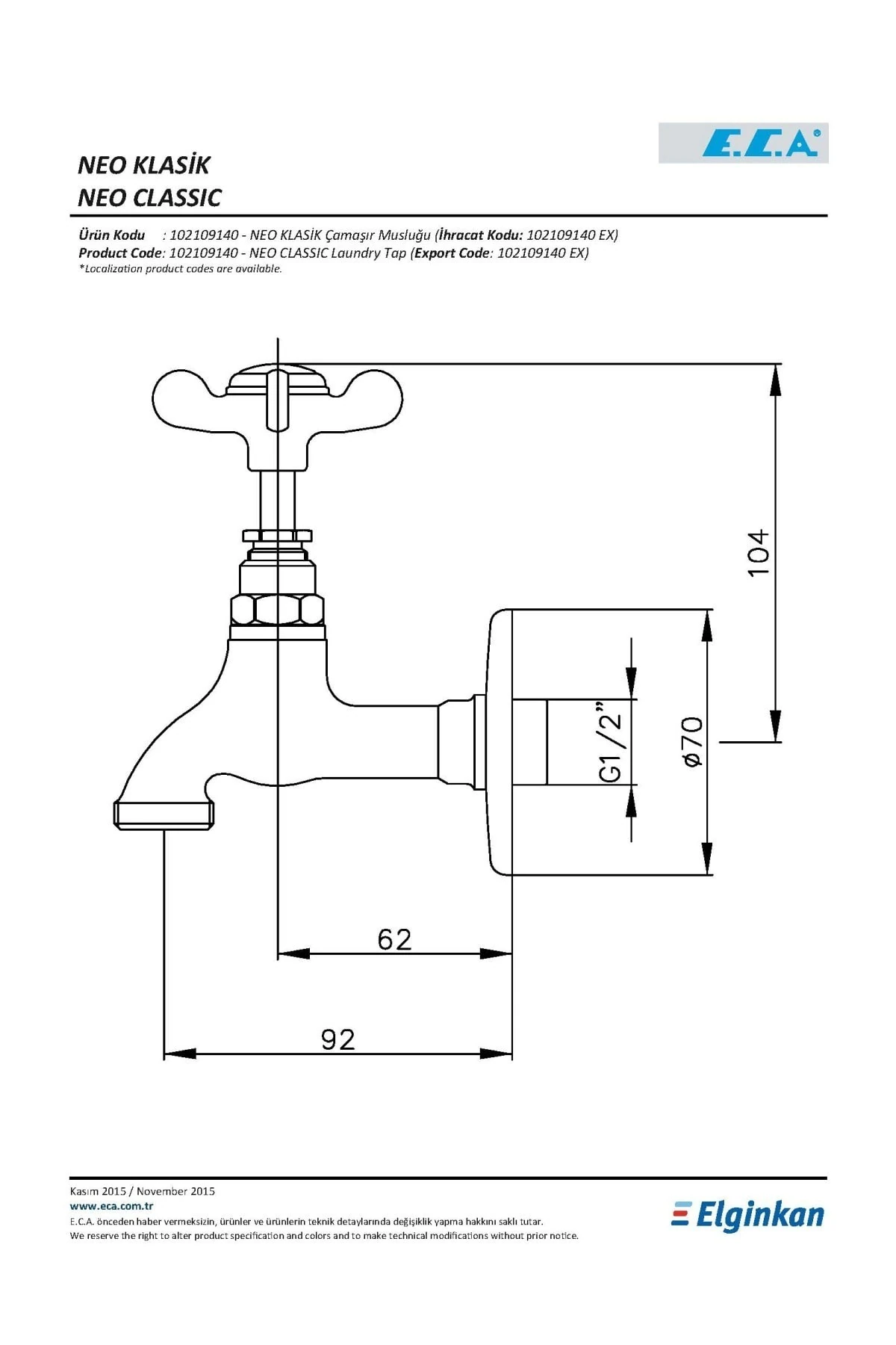Neo Klasik Çamasir Muslugu 102109140