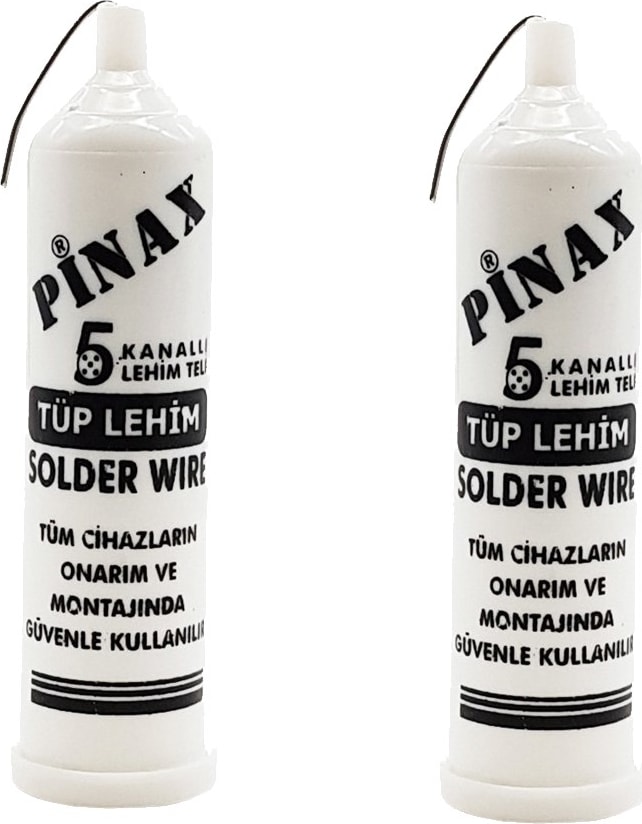 Tüp Lehim Teli 5 Kanallı 1.2 mm Solder Wire 40 gr 2'li