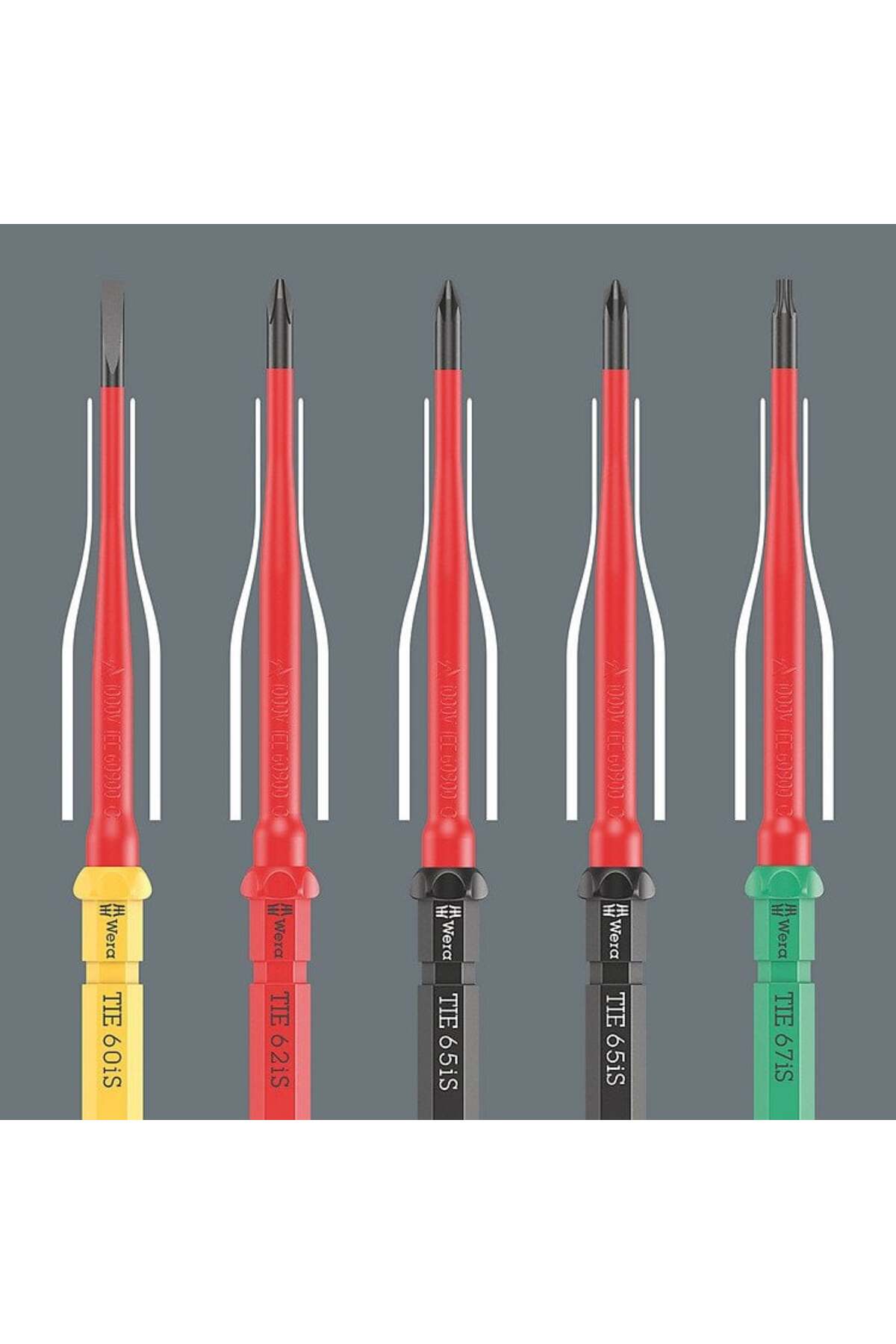 WERA KraftForm Kompact VDE 17 Parça 1000 Volt İzoleli Tornavida Takımı (05006612001)