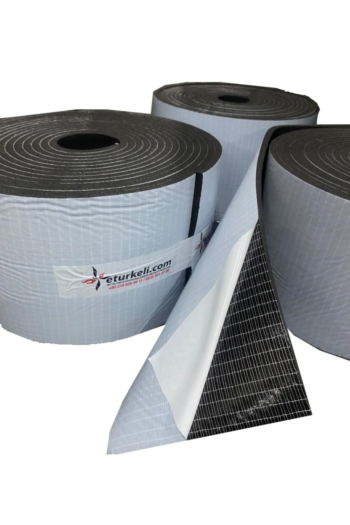 Kauçuk Bant Oto Ses Yalıtımı 9 mm Kendinden Yapışkanlı 20 Cm X 10 Metre