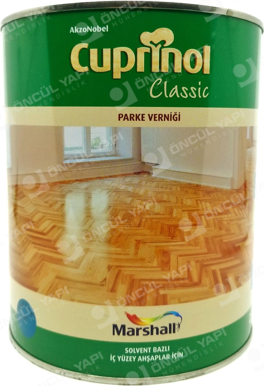 Cuprınol Classic Parke Verniği Cam Cila Parlak Şeffaf 2,5 Lt