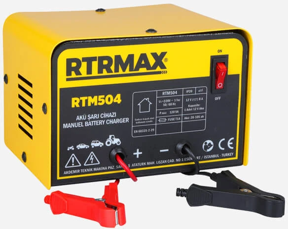 RTM504 12 V 8 A 20-105 Ah Akü Şarj Cihazı