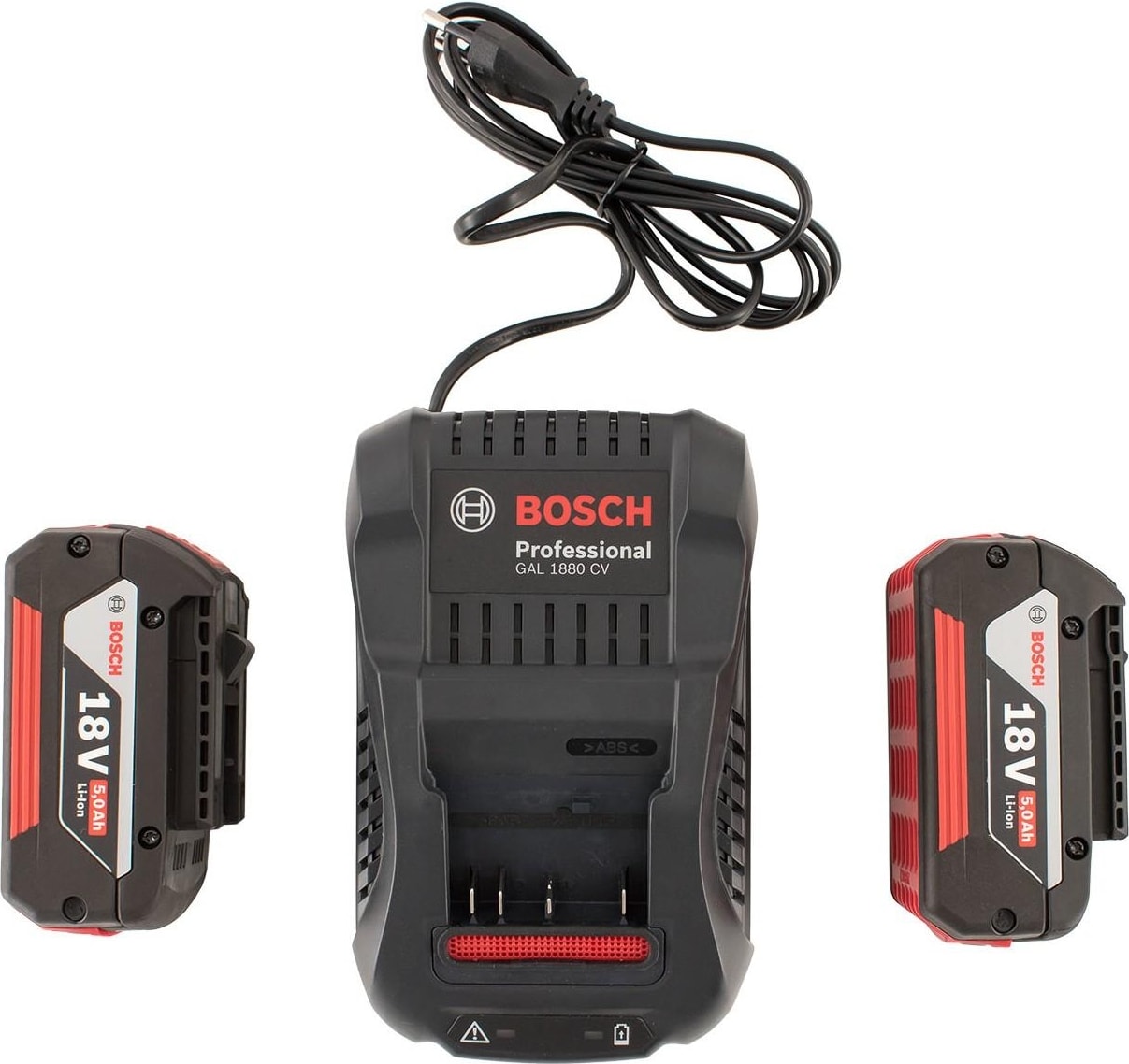 BOSCH Gba 18V 5A+GAL 1880 Cv Şarj Aleti Seti