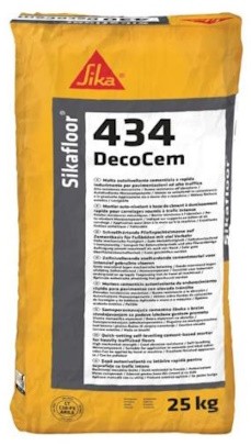 Sikafloor-434 DecoCem - Endüstriyel ve Dekoratif Uygulamalar İçin Kendiliğinden Yayılan Tesviye Harcı 25 kg