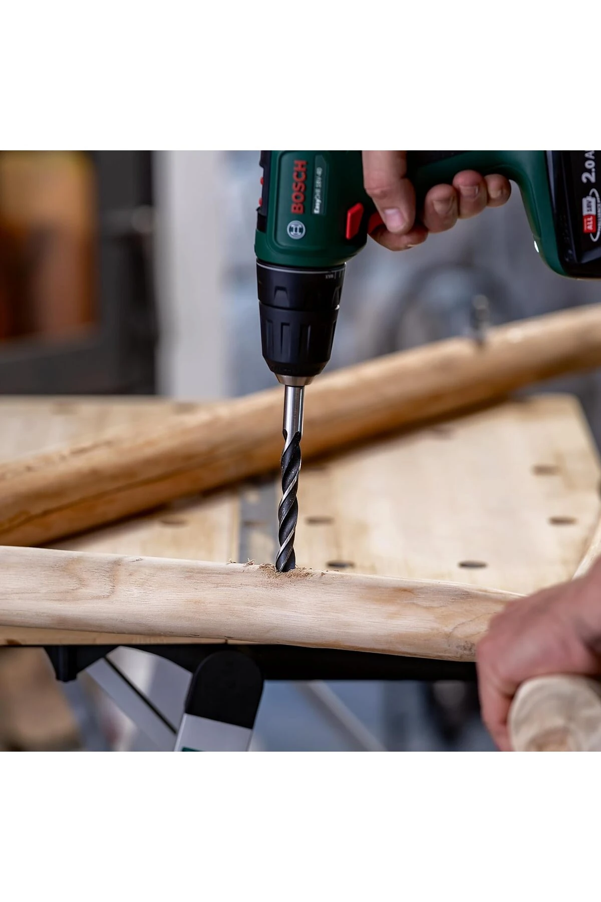 Beton Matkap Ucu Ve Vidalama Seti, Yeşil, 15 Adet, Ahşap Delme Ucu: 4/6/8, Beton Delme Ucu: 5/6/8,