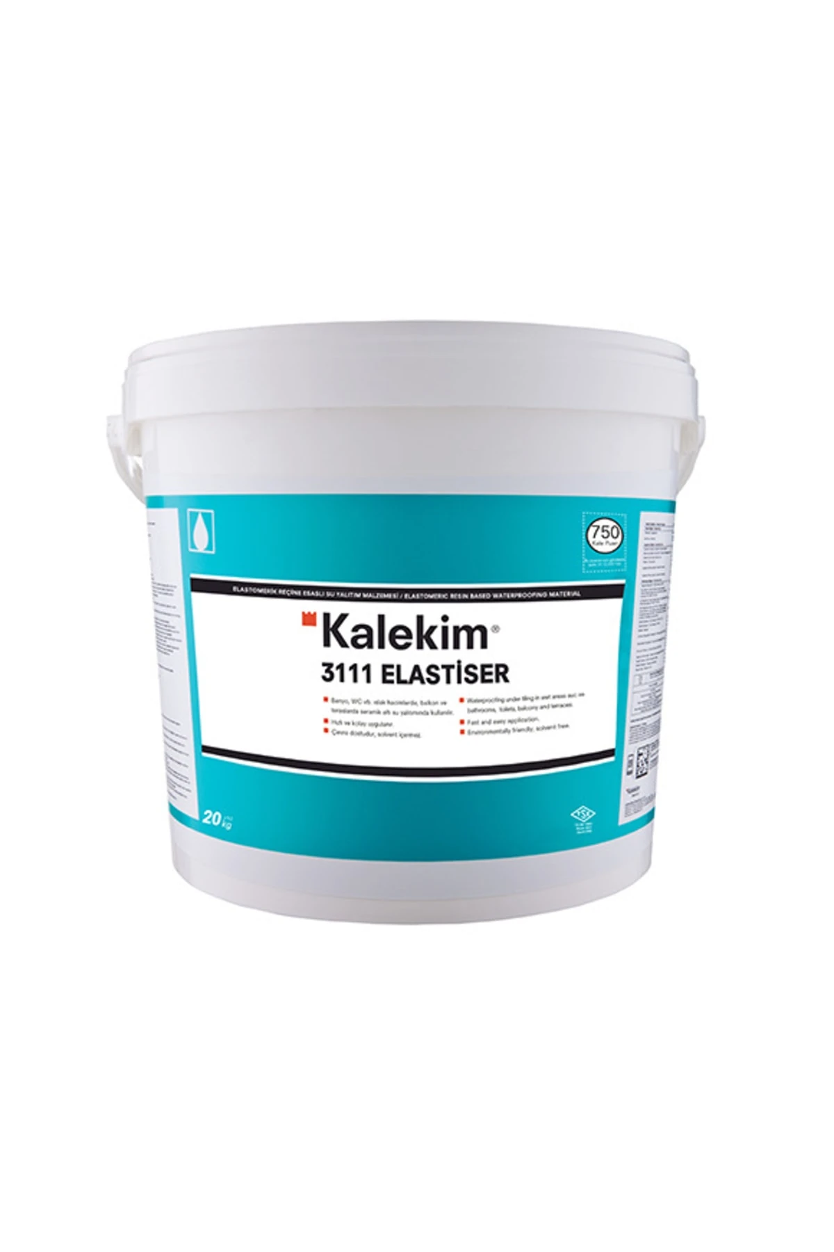3111-Elastiser - Akrilik Su Yalıtım Malzemesi Beyaz 20 kg