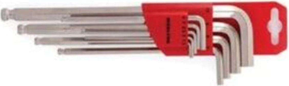 Izeltaş Izeltaş Yuvarlak Başlı Allen Anahtar Takımı Altı Köşe Uzun Boy 9 Parça