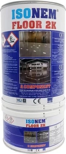 Isonem Floor 2k Solventsiz Epoksi Zemin Boyası 5 kg Şeffaf