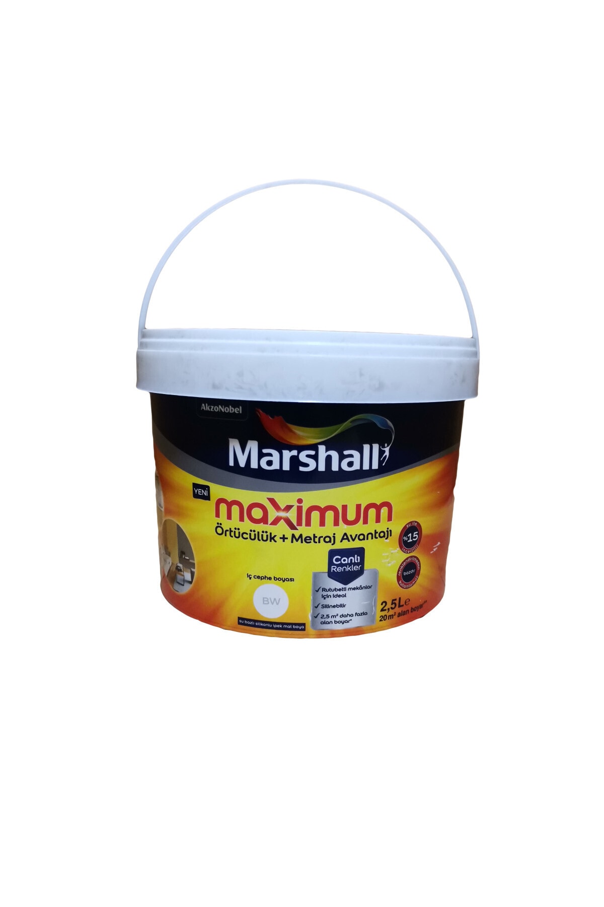 Maximum Silikonlu Ipek Mat Kristal 2,5 L