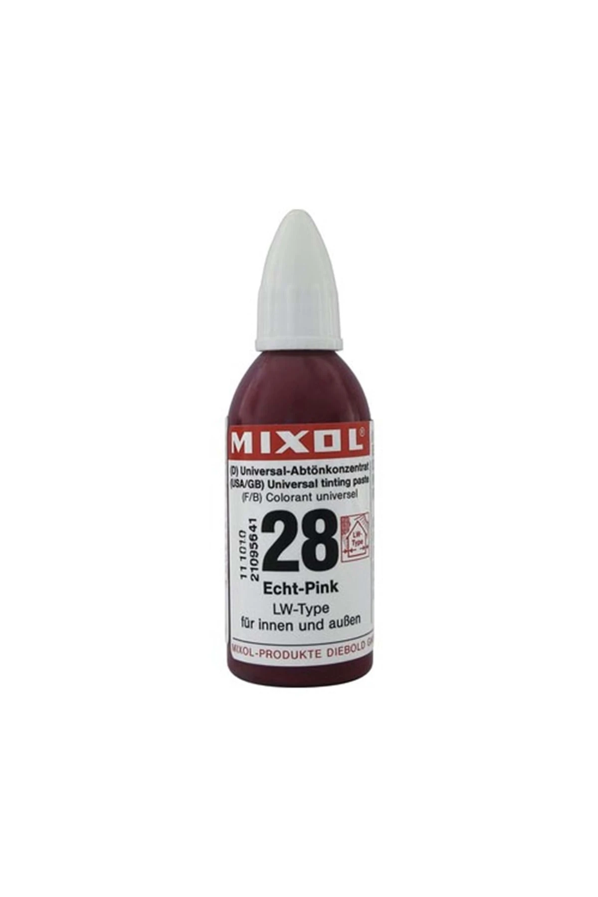 Mixol Renk Tüpü No:28 Tam Pembe 20 Ml