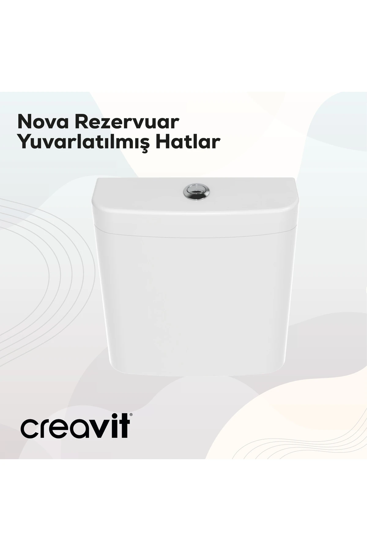 Nova Rim-Off Duroplast Yavaş Kapanan Klozet kapaklı Beyaz Set