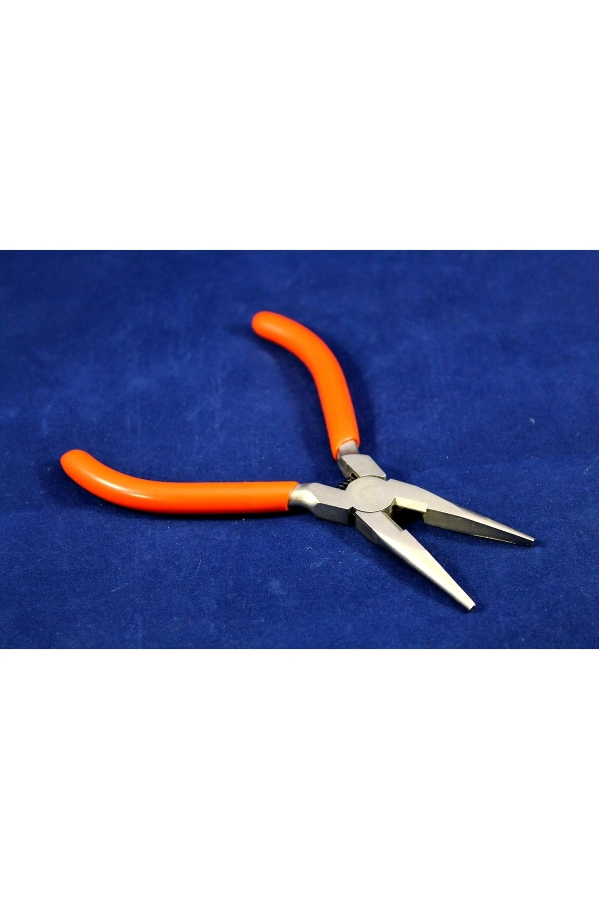 1 Adet - Düz Kargaburun Pense, Takı Pensesi, Yaylı El Işi Pense, Hobi Tipi Pense, Karga Burun Pense