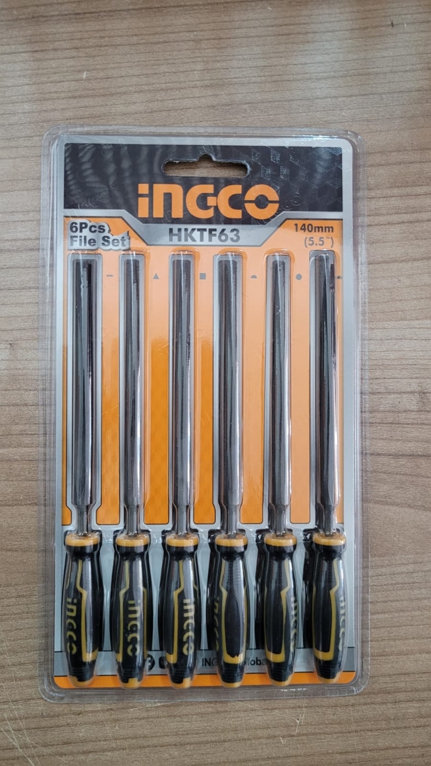 5 Parça Eğe Seti 8'' ve Ingco 6 Parça Mini Eğe Seti