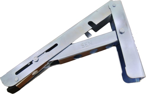 Mandallı Katlanabilir Masa Konsolu Çinko 40 cm 1 Çift