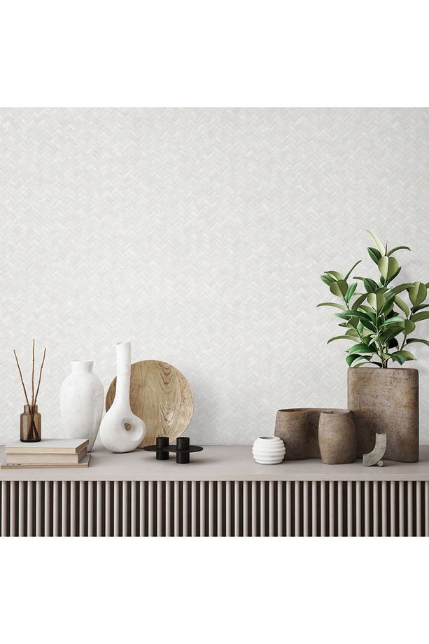 Vera Duvar Kağıdı Doğal Taş Desenli Non-woven Kağıt Taban Vinil Kaplı