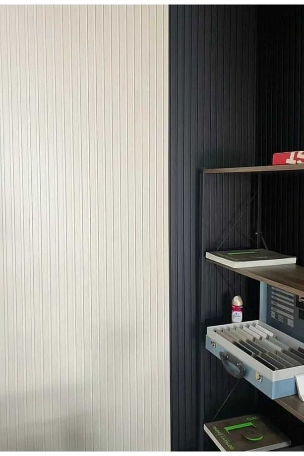 Kargo Bedava Antalya Yıldız Duvar Lambri Profili Lb 3771 bianco