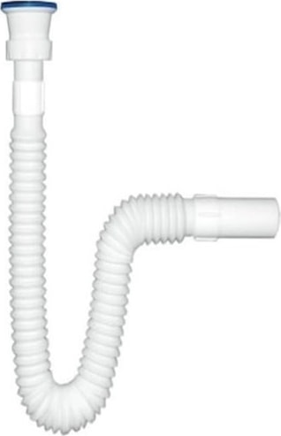 Lüks Körüklü Lavabo Sifonu Gider Borusu Akordiyon Plastik 80CM