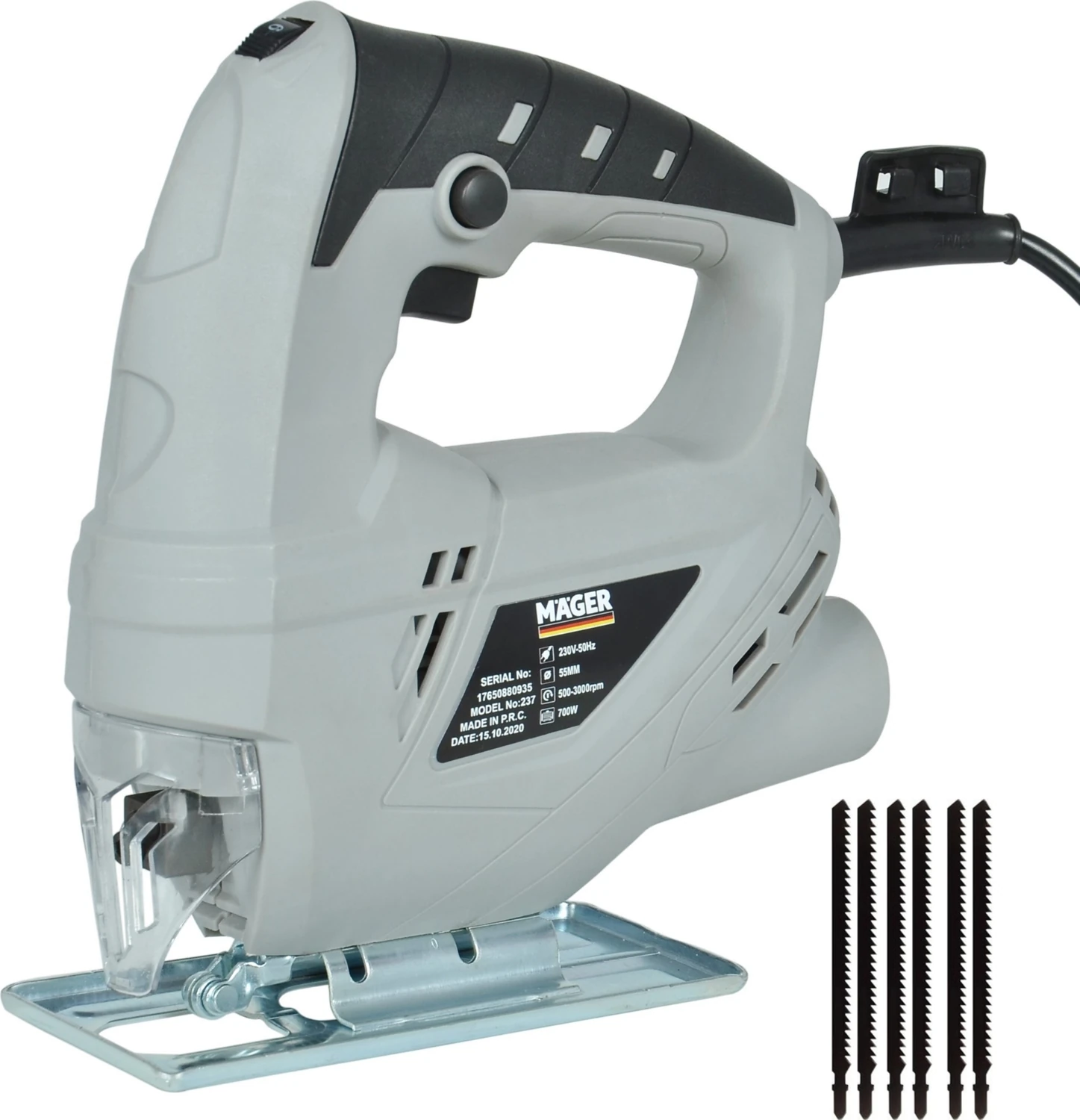 Alman Teknolojisi Devir Ayarlı Dekupaj Makinesi 6 Adet Bıçak