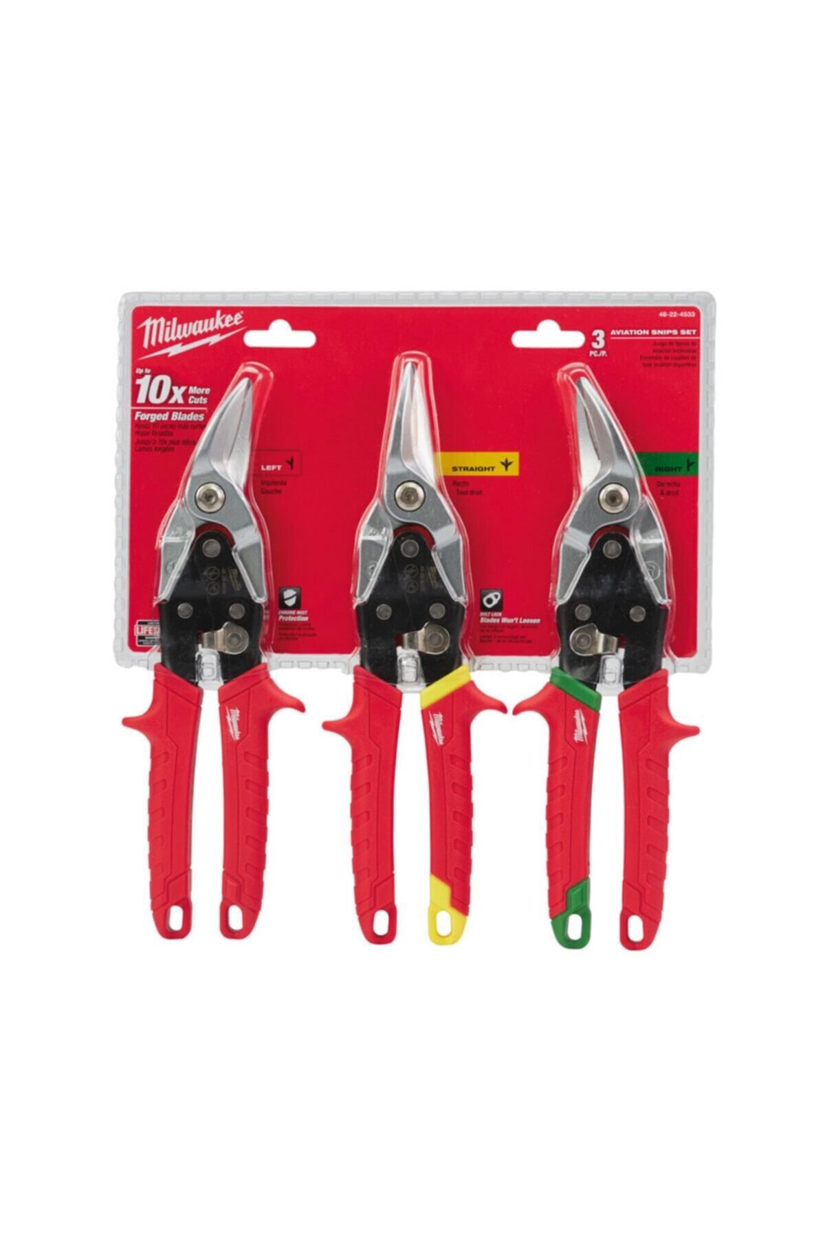 Kaportacı Makası Seti (sağ,sol,düz-260mm) - 48224533