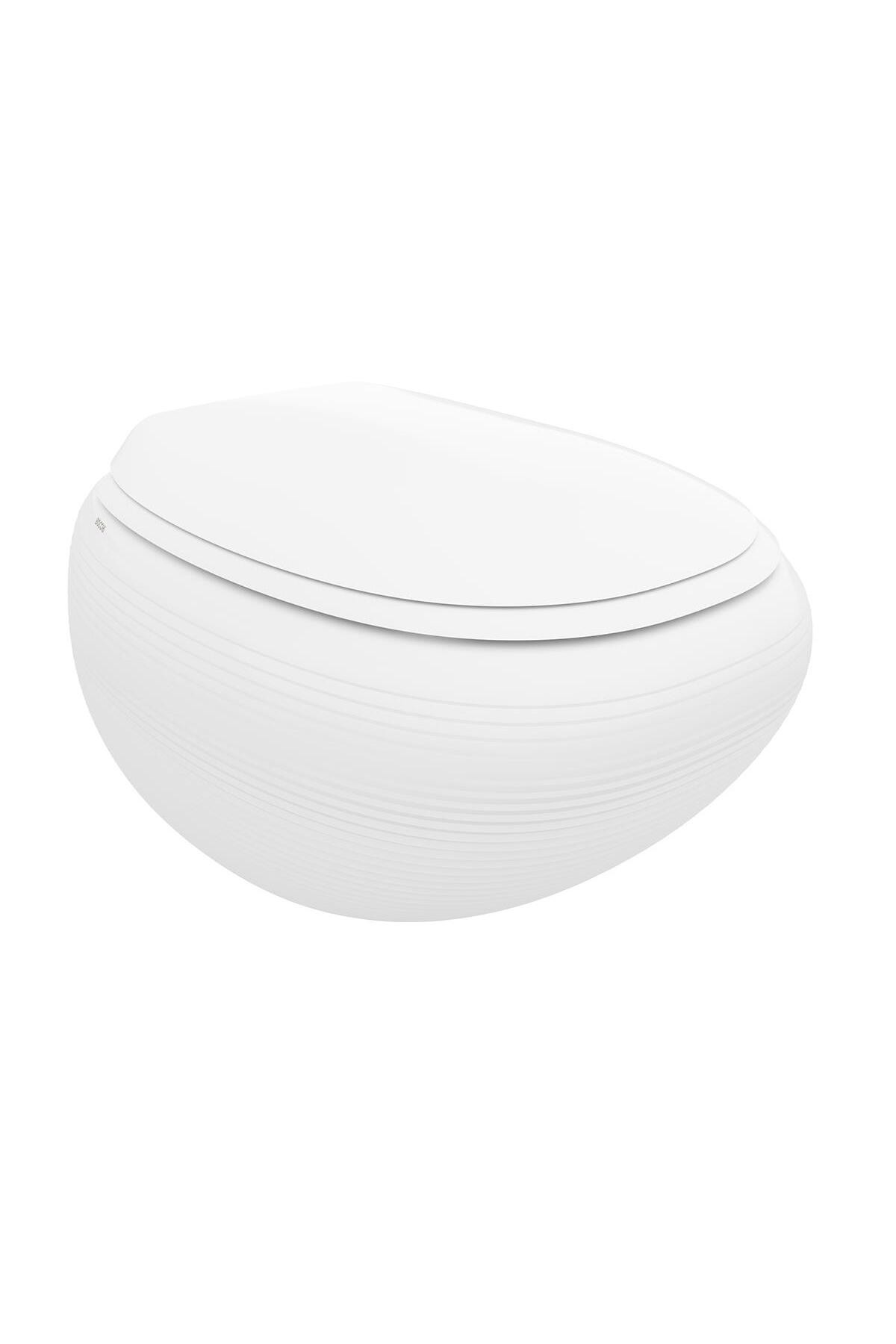Strata Asma Rimless Klozet Beyaz Kapak Dahil 1412-001-0128