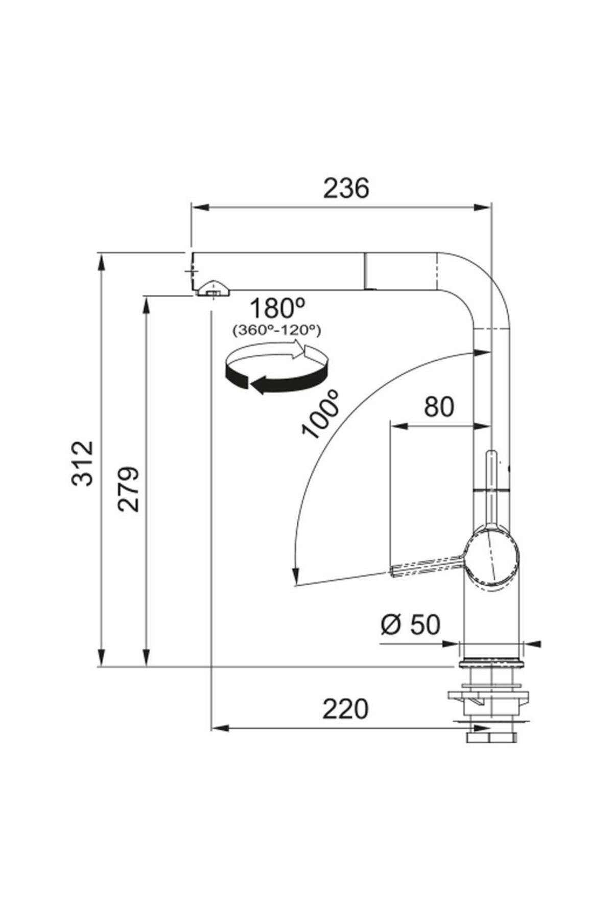 Basis BFG 611 Oyster Granit Evye Active Plus Doccia 2.0 Batarya Set
