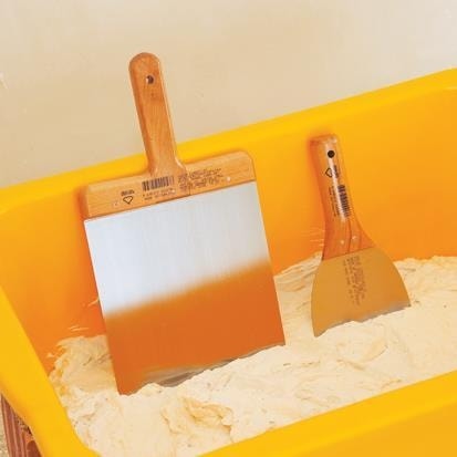 DEKOR 008 Macun Ispatulası 14 cm Ahaşap Saplı