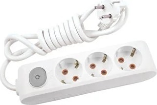 5 Metre Kablolu Topraklı Çocuk Korumalı Üçlü Priz