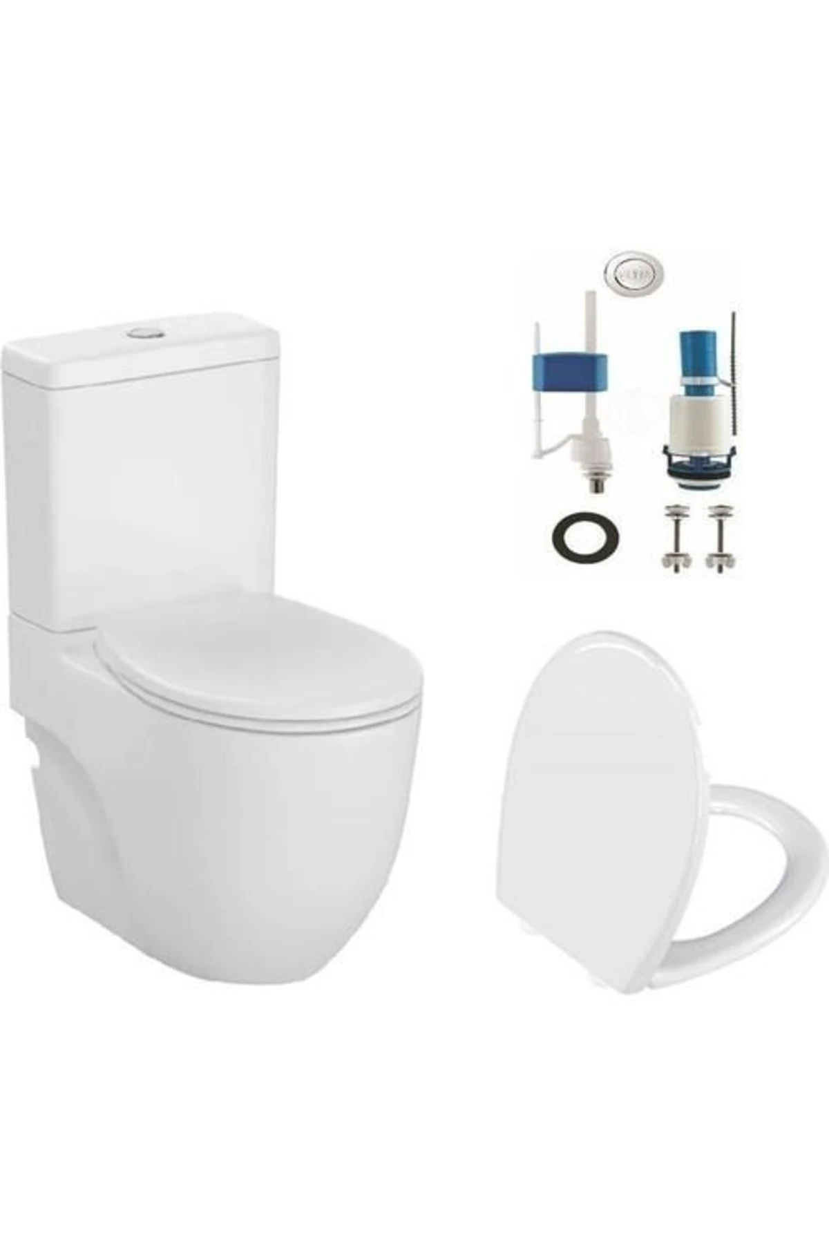 501 Duvara Sıfır Klozet + Yavaş Kapak + Vitra Iç Takım Set