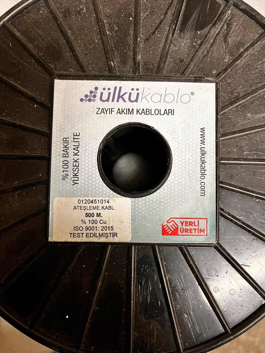 2x0,45 mm Bükülmüş Tam Bakır Kablo (500mt)