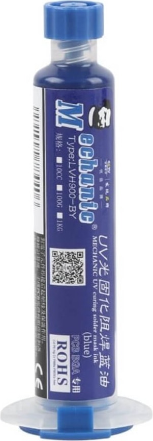 Uv Anakart Pcb Bord Lehimleme Yalıtım Boyası 10CC Mavi