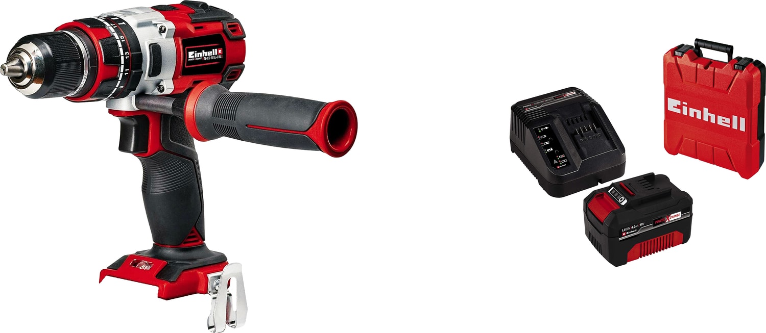 EİNHELL Te-Cd 18 Li-I Bl Kömürsüz Darbeli Matkap + 18V 4AH Çantalı Set