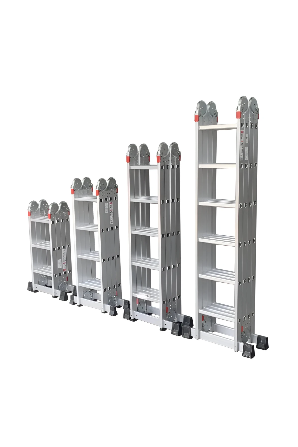 Çok Amaçlı Alüminyum Katlanır Akrobat Merdiven EN131 Sertifikalı | 4x3 / 4x4 / 4x5 / 4x6 Basamaklı