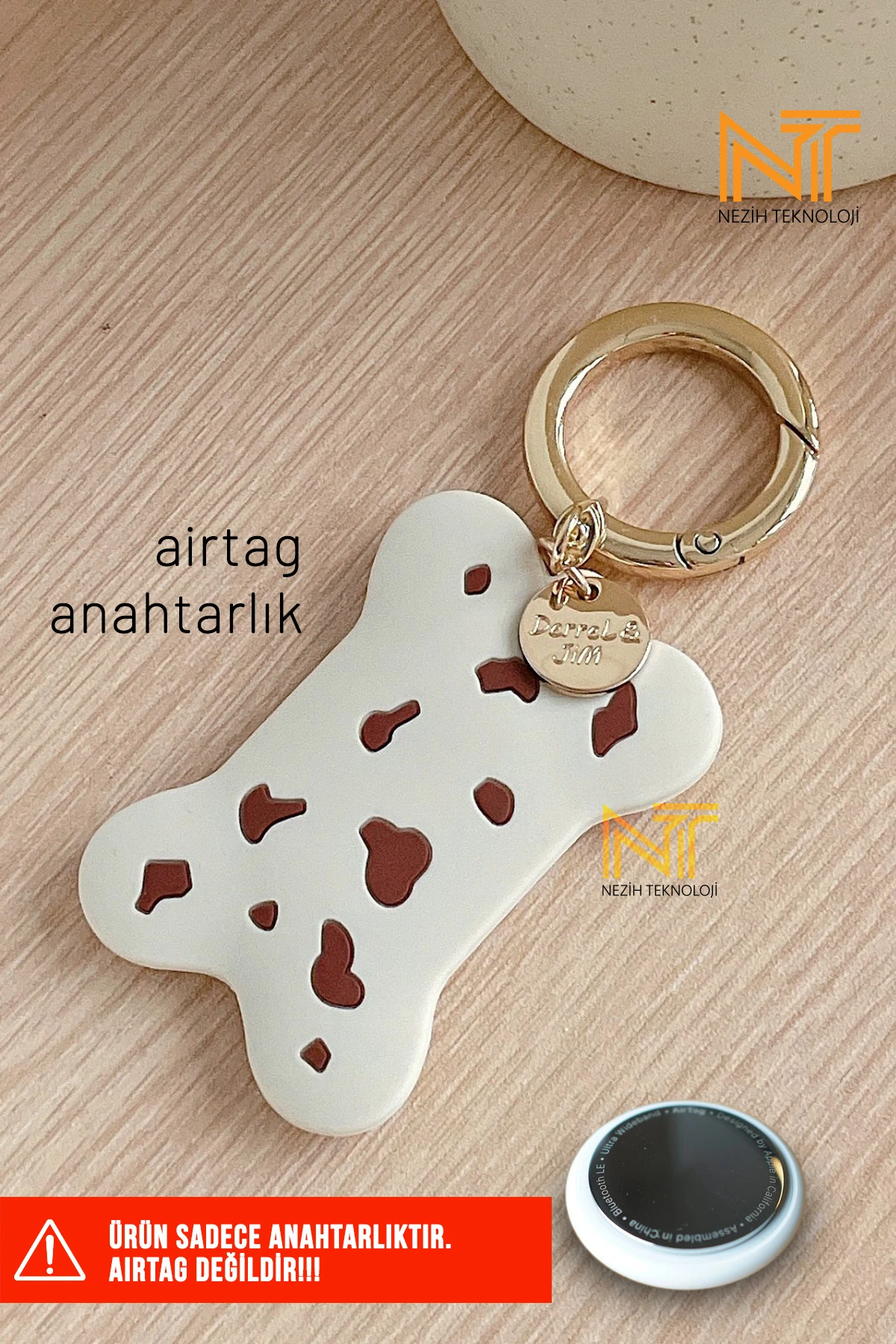 Airtag Uyumlu Yumuşak Silikon Anahtarlık