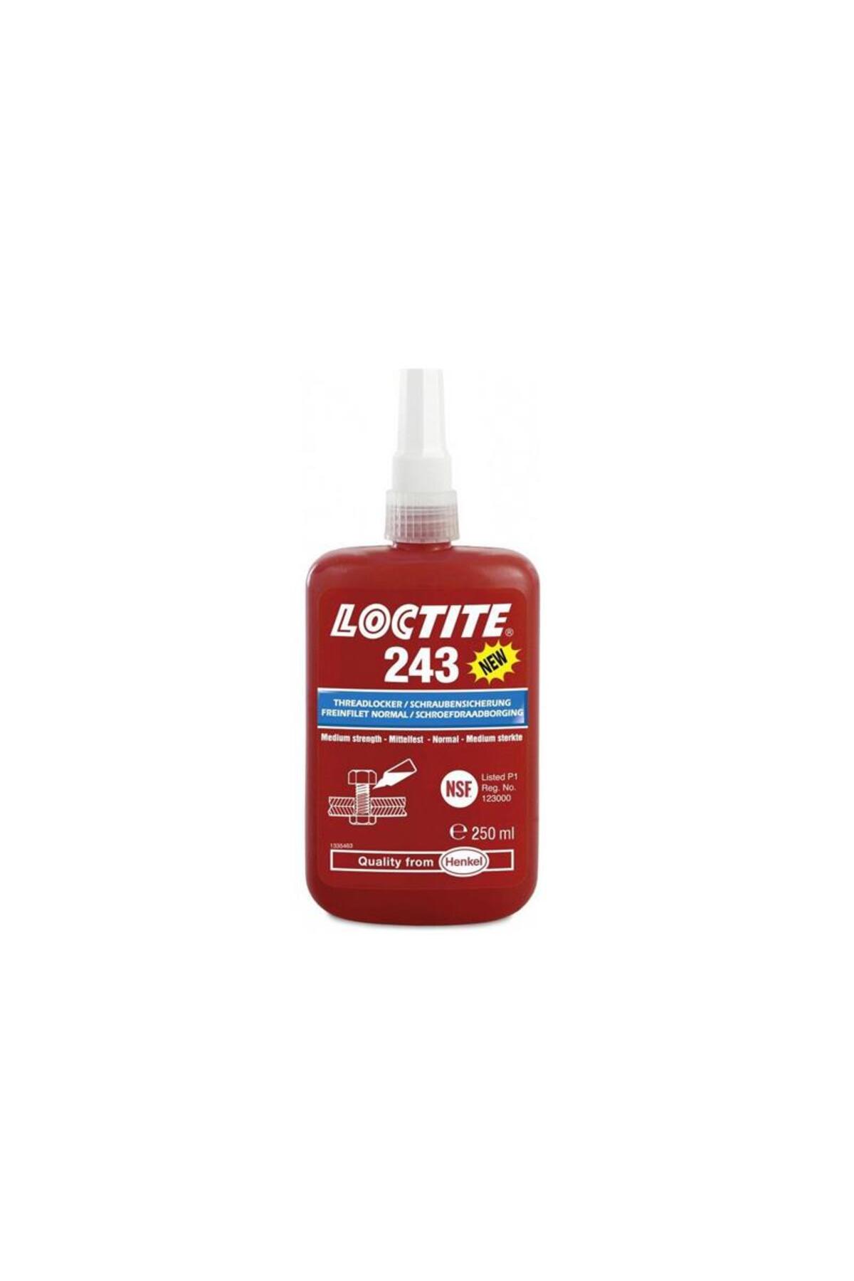 Loctite 243 Orta Mukavemetli Vida Sabitleyici 250ml