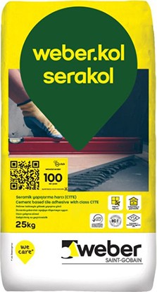 Kol Serakol Seramik Yapıştırma Harcı Gri 25 kg