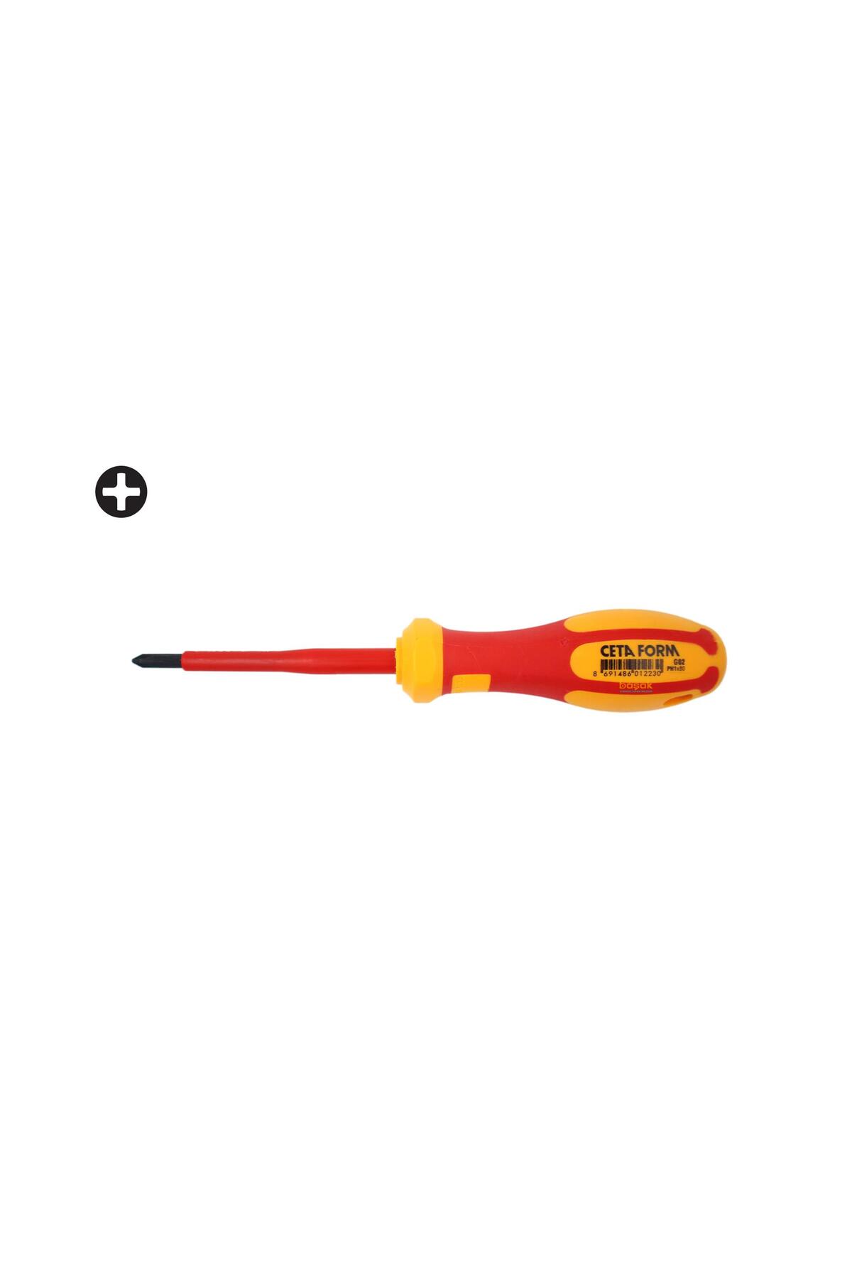 CETA FORM Ph1 X80 Mm 1000 Volt Vde Izoleli Yıldız Tornavida G02-001-080