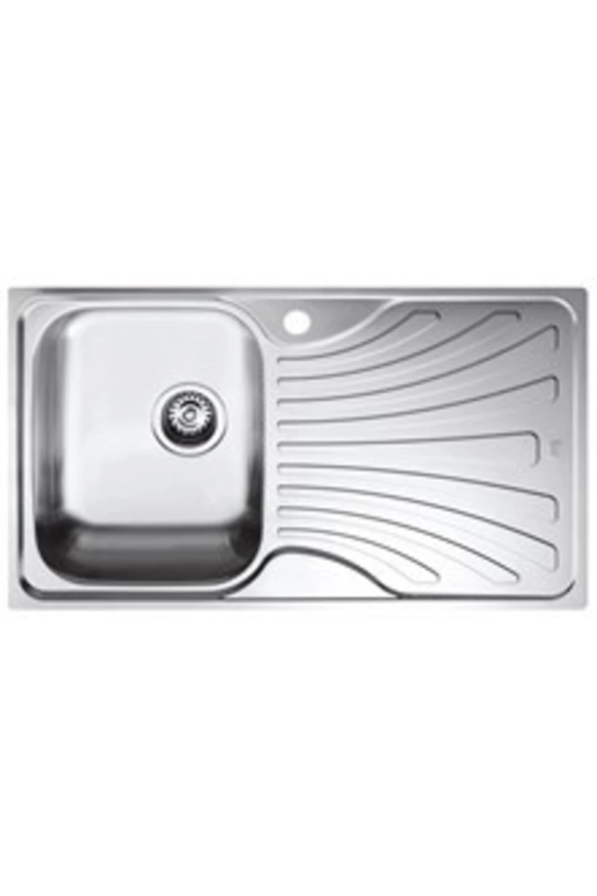 NERİSSA 50 B PARLAK YÜZEY SAĞ DAMLALIKLI PASLANMAZ ÇELİK MUTFAK EVYESİ