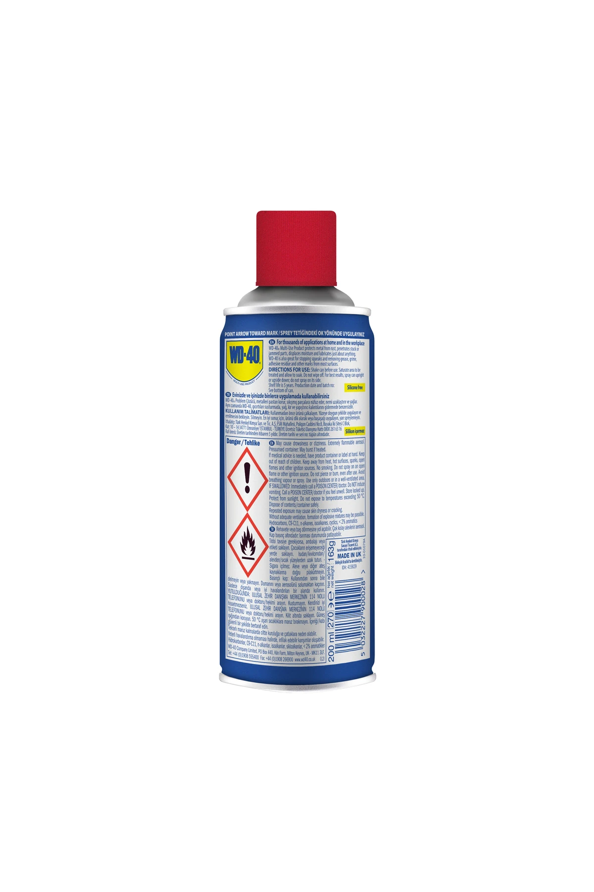 WD40 200ml çok amaçlı sprey