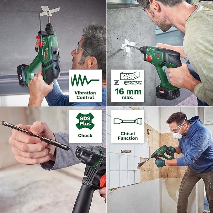 Universalhammer 18V Akülü Kırıcı Delici (Solo - Aküsüz) - 06039D6000