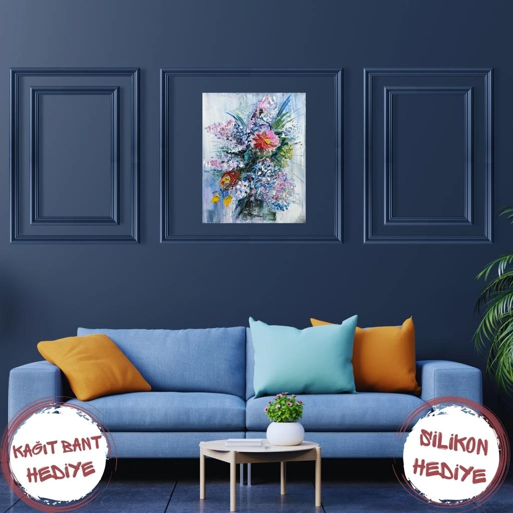 Poliüretan Boyanabilir Dekoratif Duvar Çıtası Montaja Hazır Kesilmiş 3 cm Motifli Çerçeve 5'li Paket