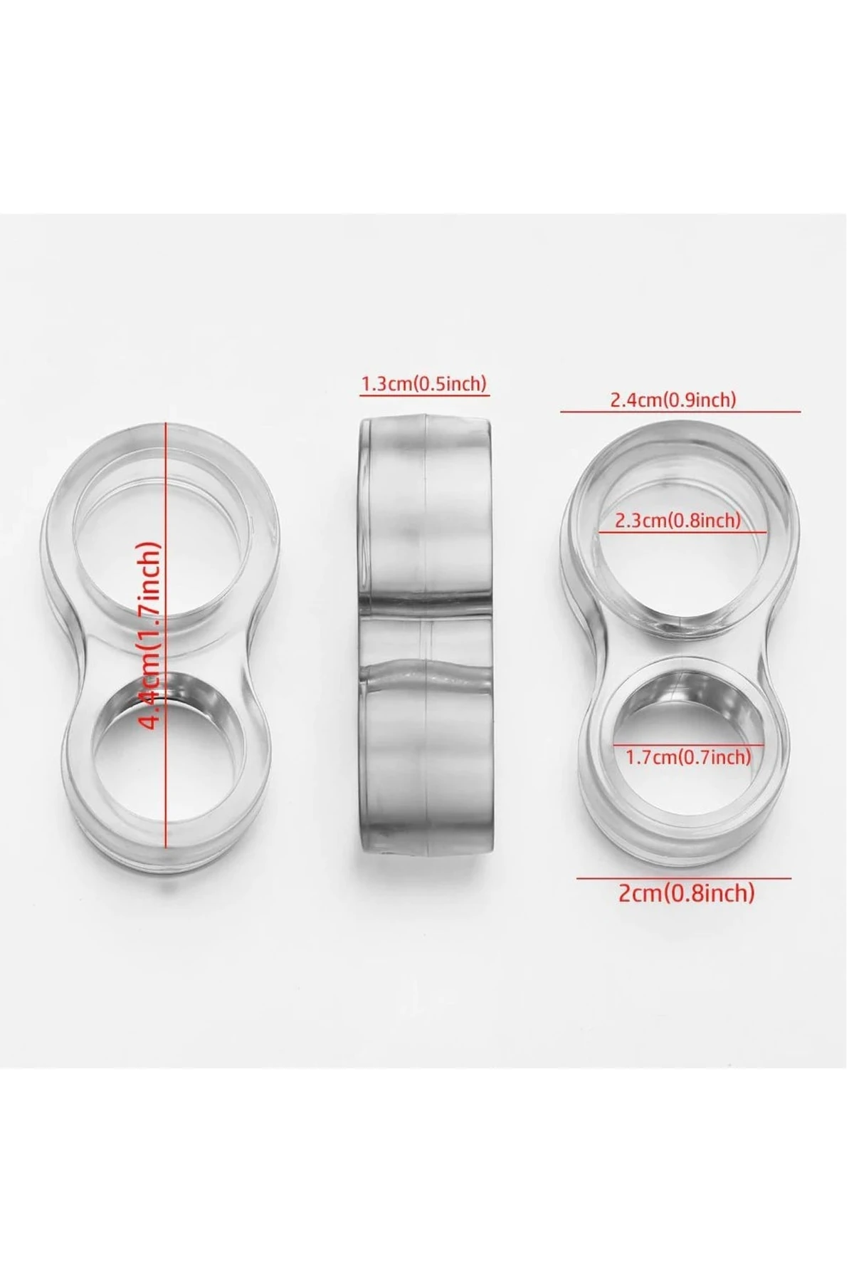 (1 Adet) Şeffaf Silikon Kapı Pencere Kolu Stoperi Kapı Tamponu